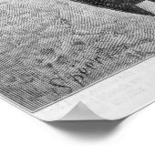 マスケット旗を持つ大陸兵 ポスター (角)