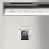 マスケリン&デバントのミステリー広告 マグネット (インサイチュ (食洗機))