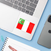 マスコギー同盟州国旗、米国 シール (ノートパソコンとiPhone)