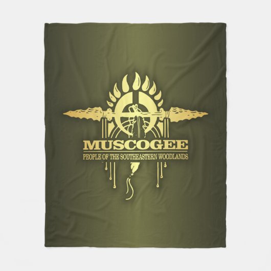 マスコギー2o フリースブランケット (正面)