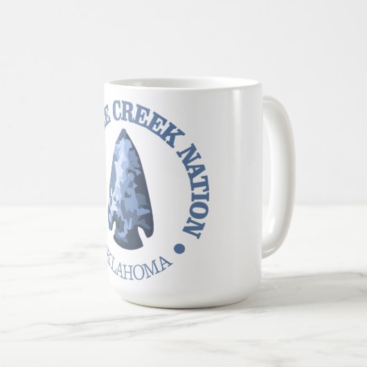 マスコジクリークネーション（矢印） コーヒーマグカップ (正面右)