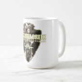 マスコジクリーク(矢印) コーヒーマグカップ (正面右)