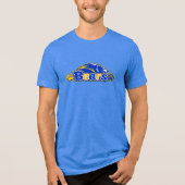 マスコットと熊 トライブレンドTシャツ (正面)