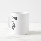 マスコットシール付ボブキャッツスポーツ コーヒーマグカップ (正面左)