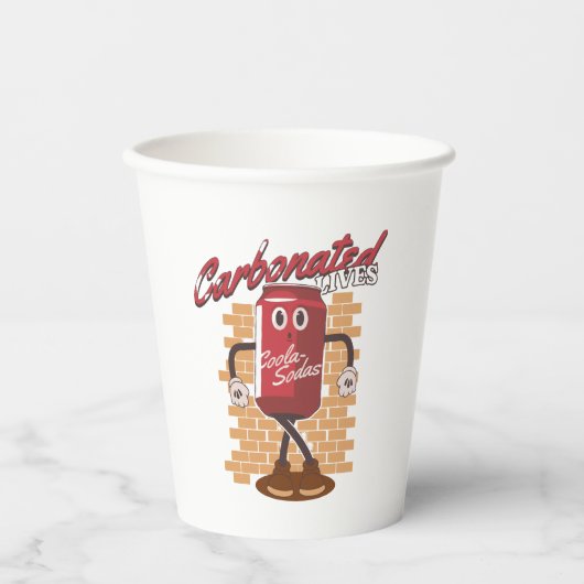 マスコットドリンクコーラ 紙コップ (正面)