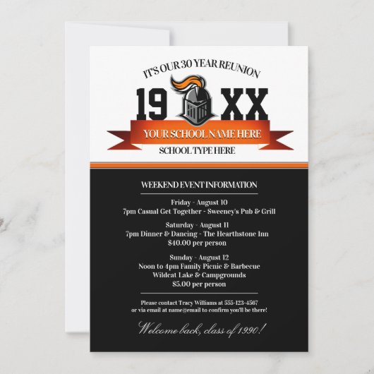 マスコットバナークラス懇親会招待状 招待状 (正面)