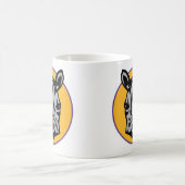 マスコットラインサークルデザイン コーヒーマグカップ (中央)
