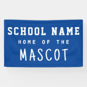 マスコット スポーティカスタム ロイヤルブルー スクールのホーム 横断幕 (横)