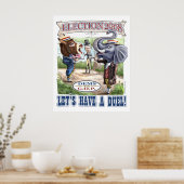 マスコット・ポリチュアル・デュエル選挙2008 ポスター (キッチン)