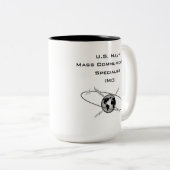 マスコミュニケーション専門家二音マグカップ15 oz ツートーンマグカップ (正面右)