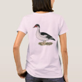 マスコヴィの黒いアヒル Tシャツ (裏面)