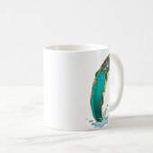 マスサイケデリック魚釣り コーヒーマグカップ (正面右)