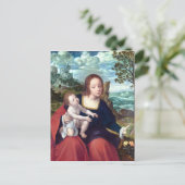 マスシスはエジプトの宗教芸術へのフライトの残りの部分 ポストカード (スタンド正面)