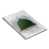 マスジドアンナバウィウォータカラーイラストレーションイスラムP ノートブック (右側)