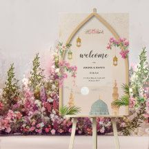 マスジドアンナバウィパーソナライズされたアクリル結婚徴候