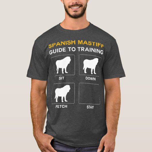 マススペインのチフ犬の服従を訓練するガイド Tシャツ (正面)
