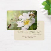 マスタガーデナーワイルドバラとビープロファイルカード (デスク)