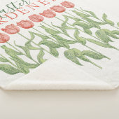 マスタガーデナー引用文ピンクチューリップフローラ シェルパブランケット (3/4)