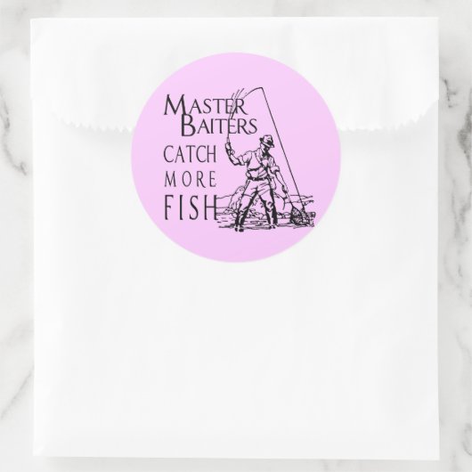 マスタバイターはより多くの魚をキャッチ ラウンドシール (バッグ)