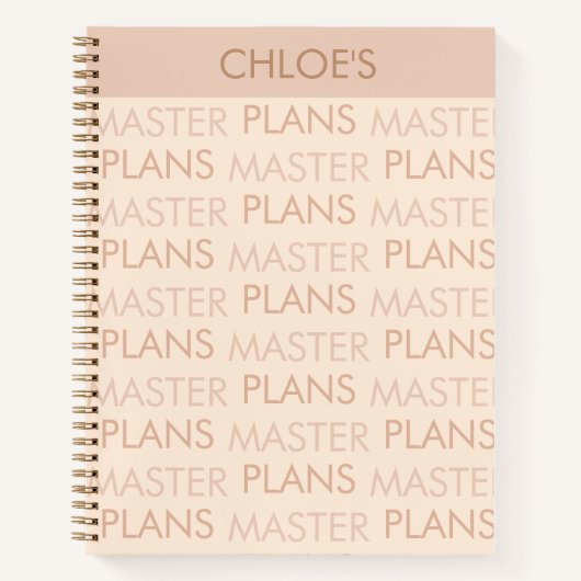 マスタプラおもしろいンパーソナライズされたオフィス先生 ノートブック (正面)