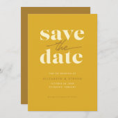 マスタモダンード·セーブ·ザ·デート·カード セーブザデート (正面/裏面)