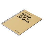 マスタリングザアートおもしろい引用文 ノートブック (左側)