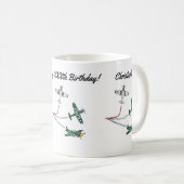 マスタングの誕生日コーヒーマグ コーヒーマグカップ (正面右)
