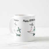 マスタングの誕生日コーヒーマグ コーヒーマグカップ (正面左)