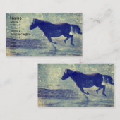 マスタングオンビーチ 名刺 (正面/裏面)