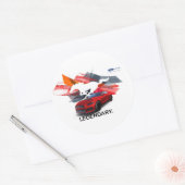 マスタングカスタマイザラウンドステッカー ラウンドシール (封筒)