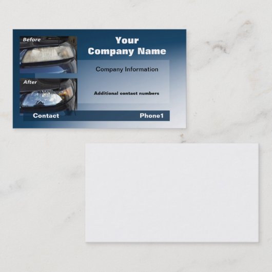 マスタングカード#1 名刺 (正面/裏面)