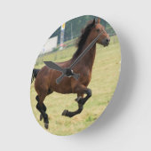 マスタングギャロッピング時計 ラウンド壁時計 (傾斜)