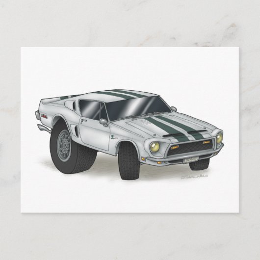 マスタングコブラ ポストカード (正面)