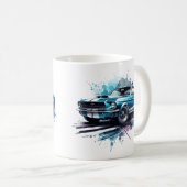 マスタングファストバックコーヒーマグ コーヒーマグカップ (正面右)