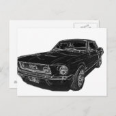 マスタング4 ポストカード (正面/裏面)