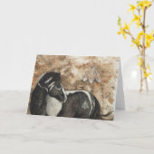 マスタン威厳のあるグホースby BiHrLeカード カード (黄色い花)