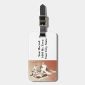 マスタン野生の傾向 ラゲッジタグ (正面縦)