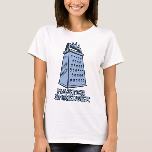 マスターのシュレッダー(チーズおろし金) Tシャツ (正面)