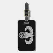 マスターのジャンプまたは落下傘兵の翼 ラゲッジタグ (正面縦)