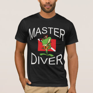 マスターのダイバーのスキューバ Tシャツ