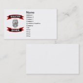 マスターのダイバーの名刺 名刺 (正面/裏面)