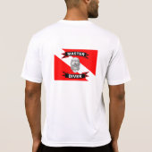 マスターのダイバーの性能のワイシャツ Tシャツ (裏面)
