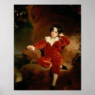 マスターのチャールズウィリアムLambton 1825年 ポスター