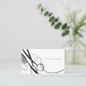 マスターのヘアスタイルのための名刺 名刺 (スタンド正面)