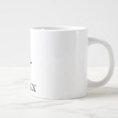 マスターのボス名設立年日付男性王タイトル ジャンボコーヒーマグカップ (右)