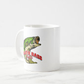 マスターの低音の釣り人が付いているあなたのコーヒーを楽しんで下さい コーヒーマグカップ (正面左)