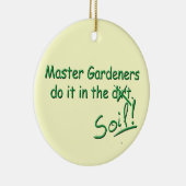 マスターの庭師は土のそれをします セラミックオーナメント (右)