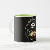 マスターの庭師、園芸ギフト。 緑親指 ツートーンマグカップ (正面左)