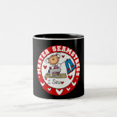 マスターの裁縫婦 ツートーンマグカップ (中央)