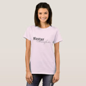 マスターのManifestor -魅力のTシャツの法律 Tシャツ (正面フル)